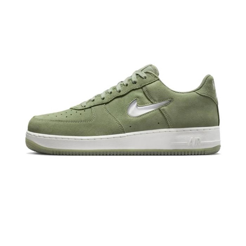 SEPATU SNEAKERS PRIA WANITA UNISEX NIKE AIR FORCE 1 07 LOW JEWEL OIL GREEN