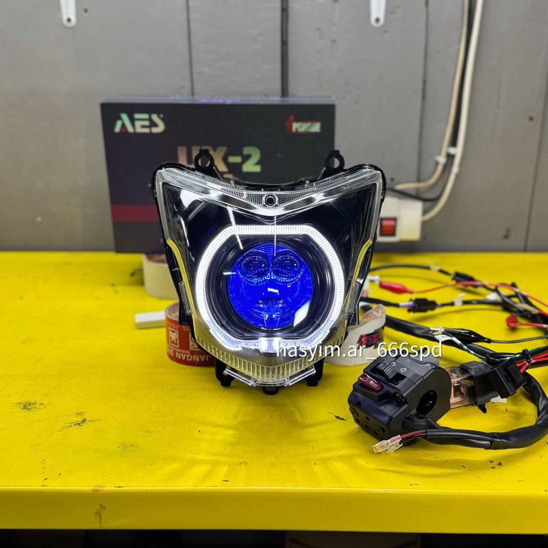 Lampu Biled Cb 150 r Old - AES Turbo V2 / Experience dll