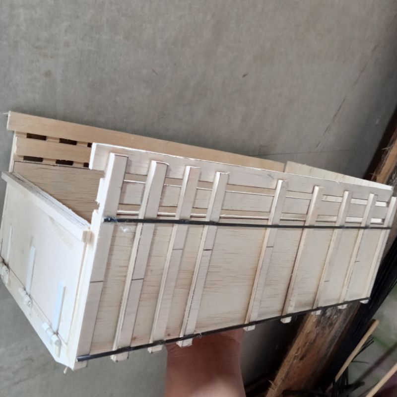 bak truck canter skala 14 dan 12 besar / bak truck miniatur