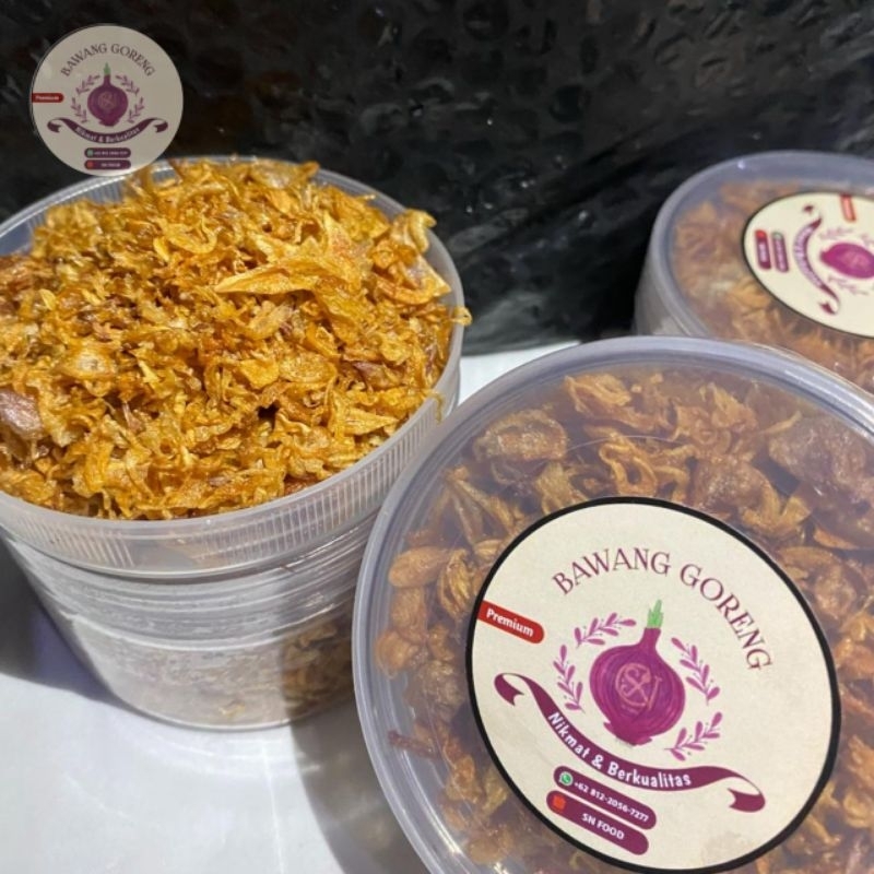 

Bawang Goreng Asli brebes premium ISI 2 TOPLES