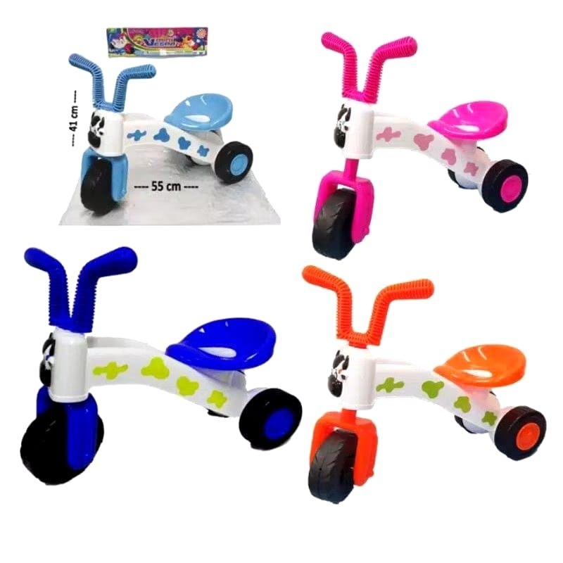 sepeda dorong anak roda 3/sepeda dorong sapi/mainan sepeda anak