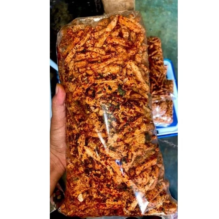 

basreng daun jeruk pedas 1kg cemilan murah gratis ongkir