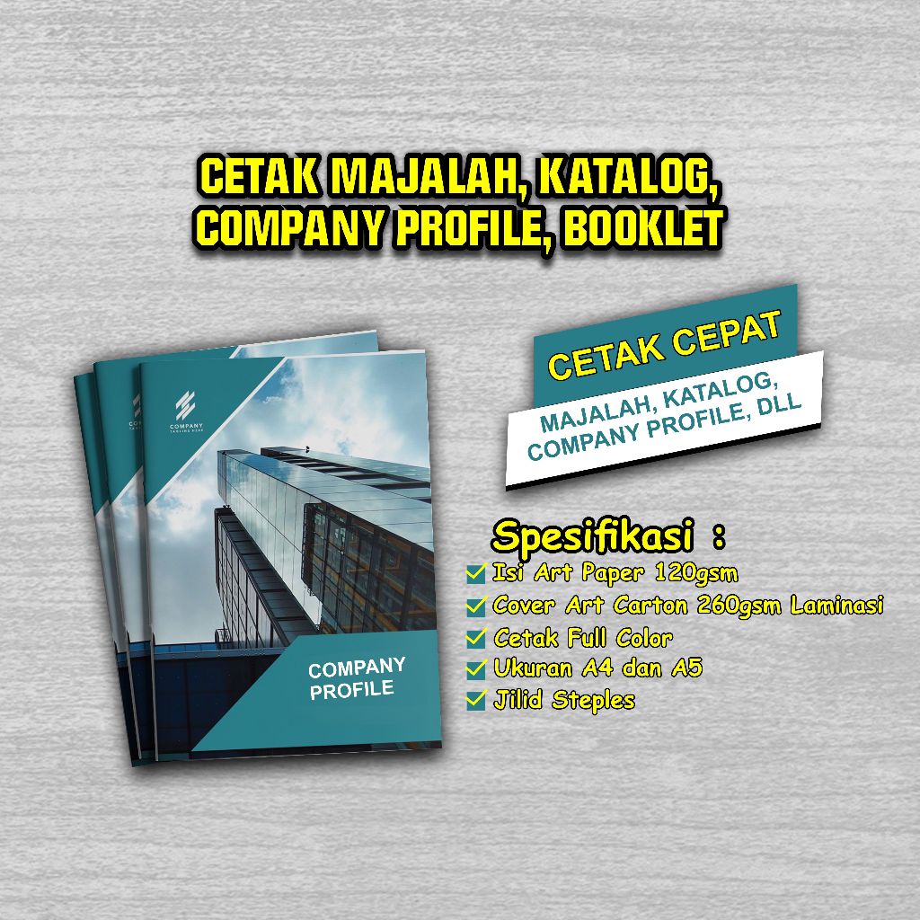 Cetak Majalah | Katalog | Company Profile | Booklet | Yearbook