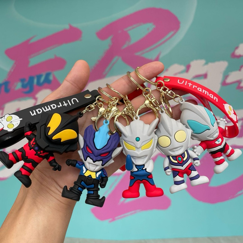 TERMURAH Gantungan Kunci ULTRAMAN 3D: TIGA ZERO BELIAL Cute Kawaii Lucu Tas Keychain Bakawears