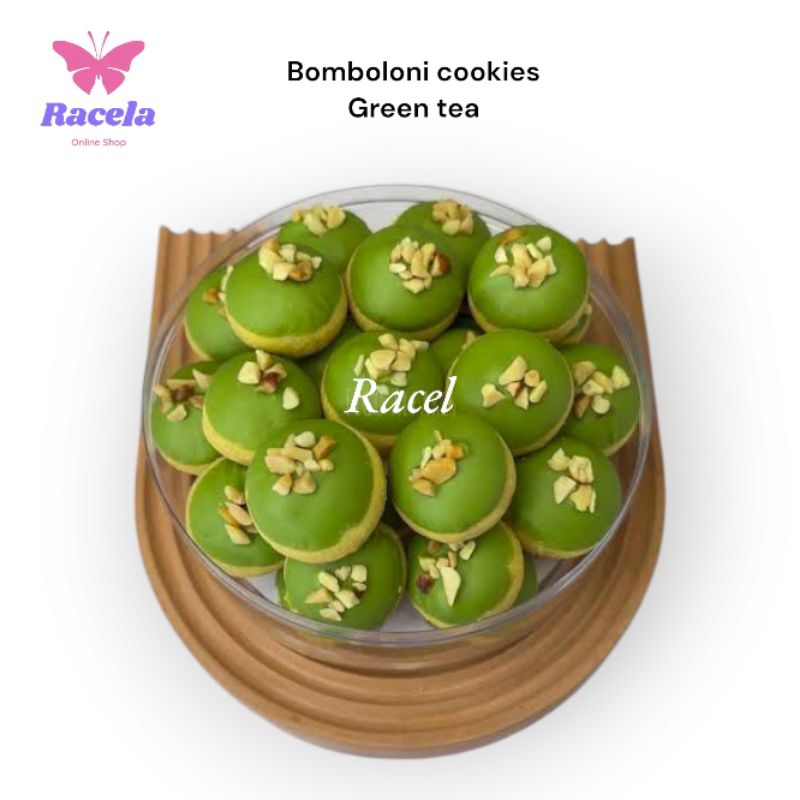 

Bomboloni cookies green tea