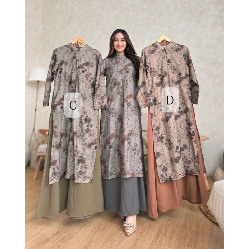 DELISA DRESS PREMIUM GAMIS CANTIK ANITA BUTIK