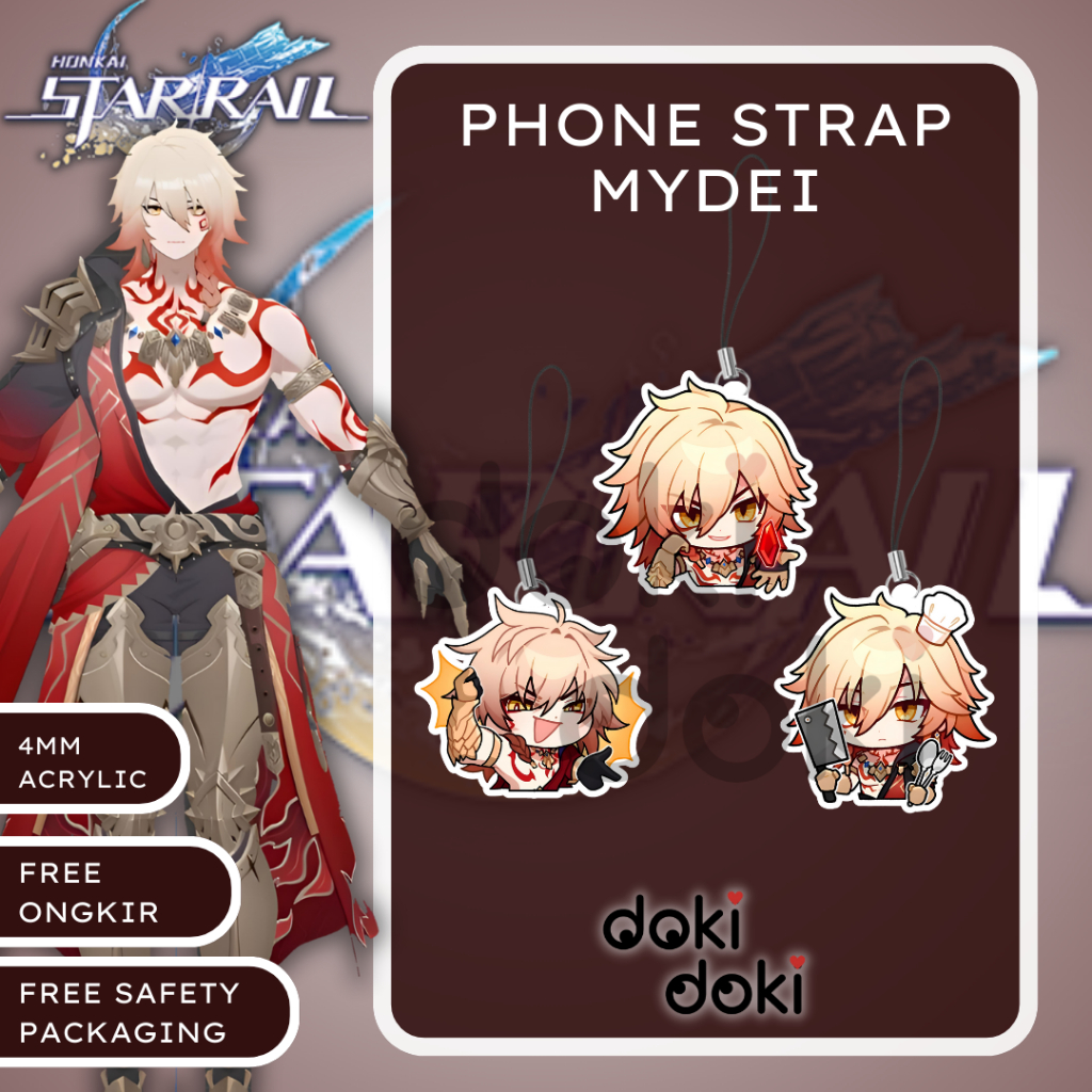 PHONE STRAP HP MYDEI HONKAI STAR RAIL