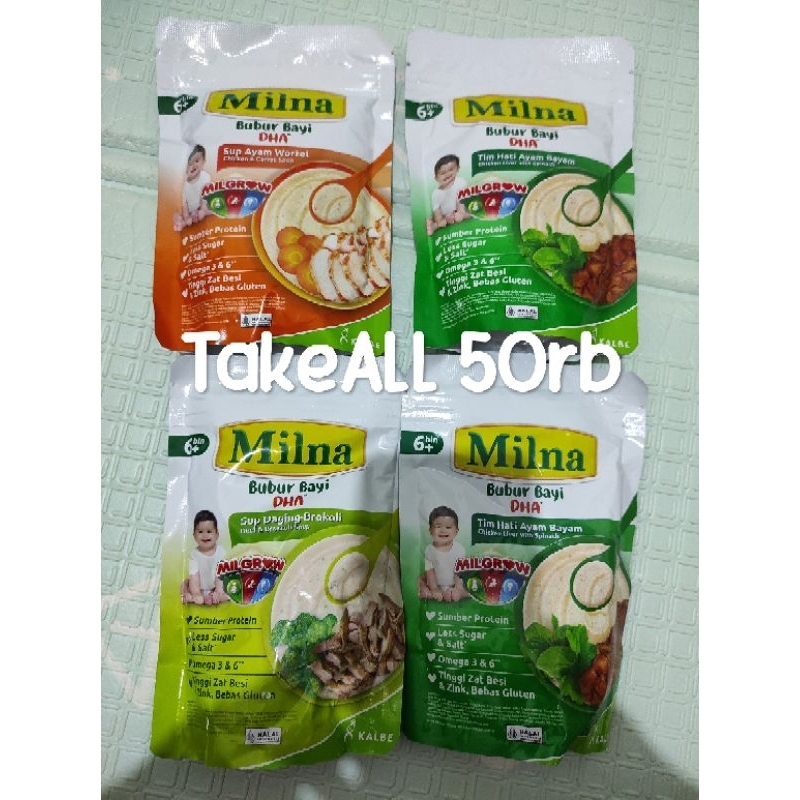 NEW - BUBUR MILNA TAKE ALL 3 VARIAN RASA EXPIRED 2026