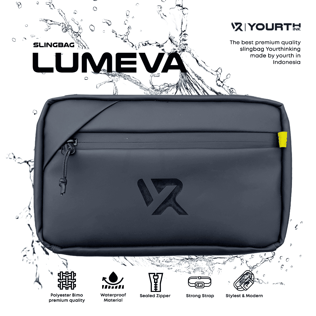 YOURTH - Handbag Pria LUMEVA Exclusive Clucth Bag Tas Slingbag Pouchbag Hand Bag Cowok Pria premium 