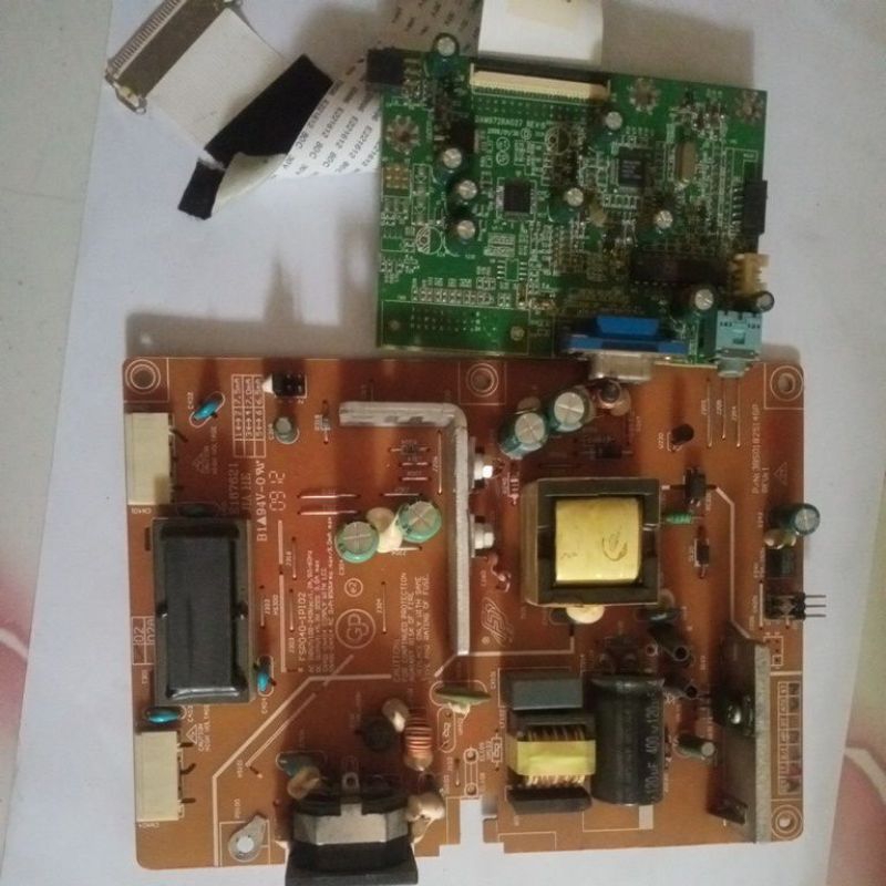 paket mesin monitor Acer V173 normal