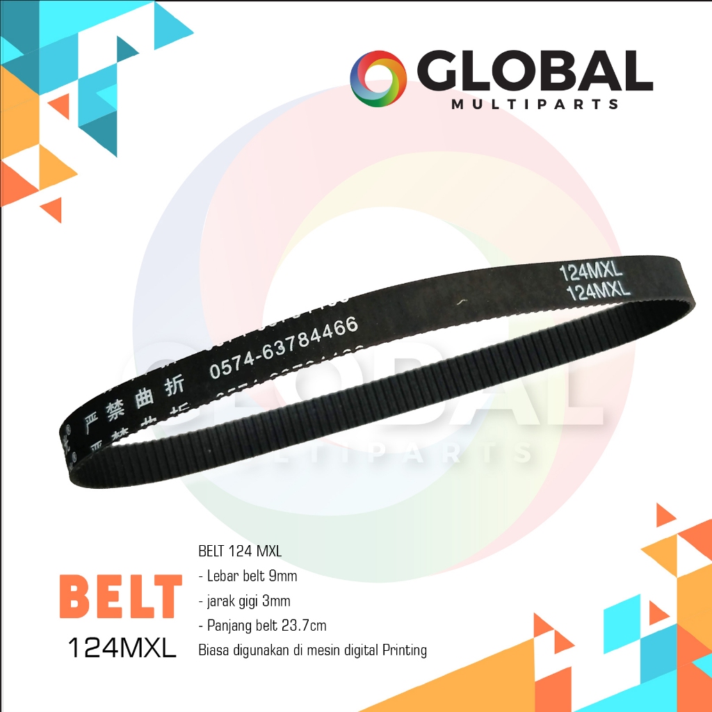 Timing belt 124 MXL