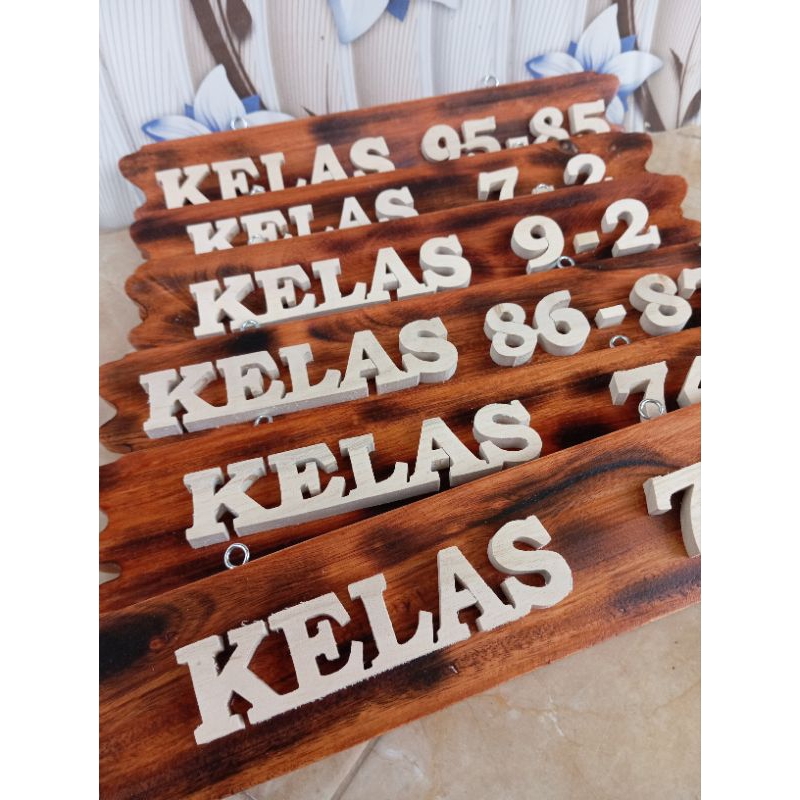 

papan nama kelas