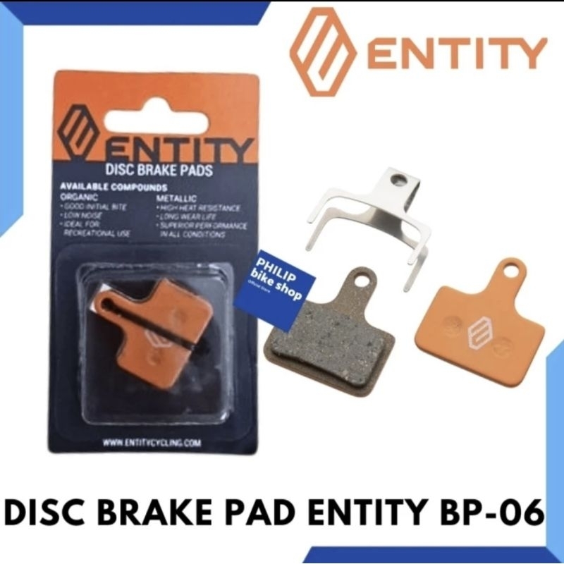 Disc Brake Pad Entity BP06 Kampas Rem Sepeda Entity Discbrake Pad Entity