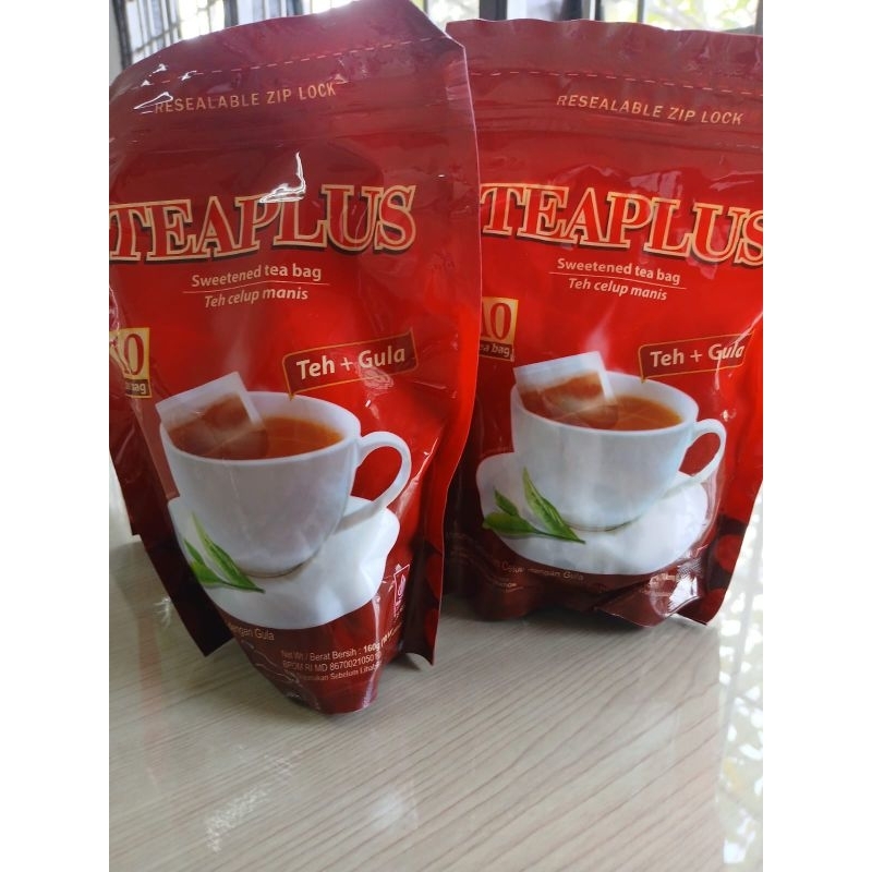 

Tea plus/teh celup manis/teh manis