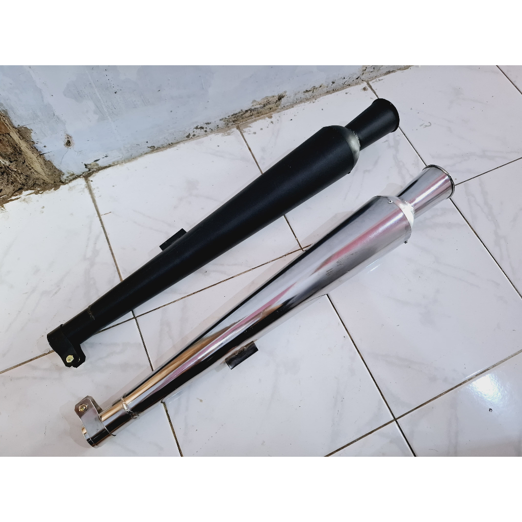 Knalpot Chopper Jokowi Motor Custom Caferacer Bobber Japstyle Kenalpot Royal Enfield
