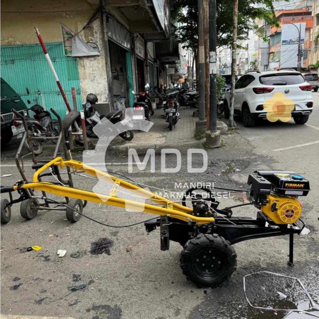 TRAKTOR BAJAK SAWAH FIRMAN FTI 1000 + MESIN PENGGERAK FGE200HD