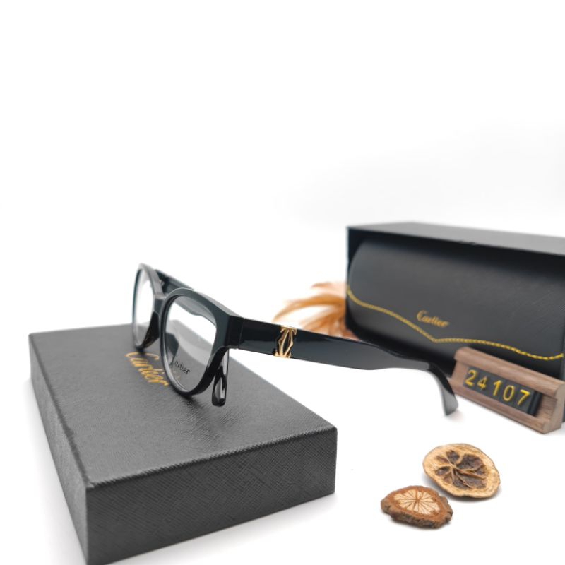 KACAMATA CARTIER 24107 BISA CUSTOM LENSA MINUS PHOTOCROMIC BLUECHROMIC