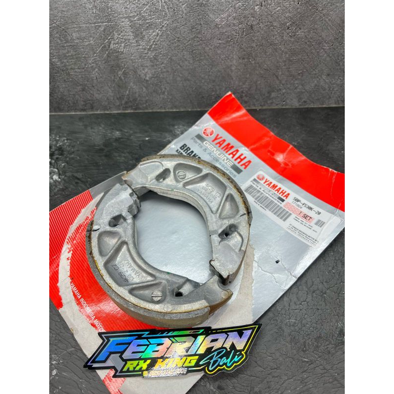 kampas rem belakang rx king original