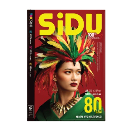 

Sidu Kertas Print Fotocopy HVS A4 80 gsm - 1 Rim (500 Lembar)