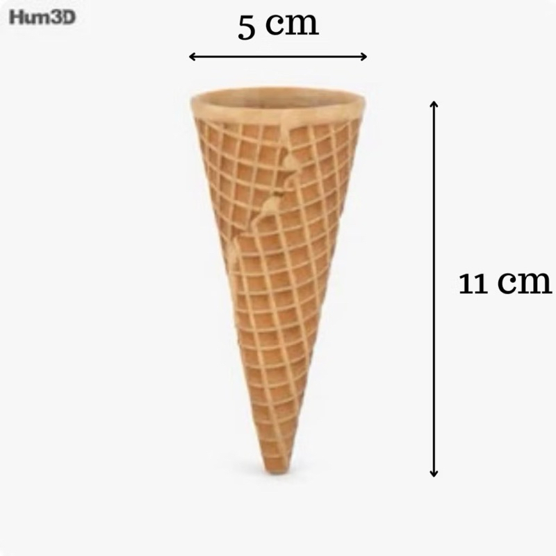

CONE ICE CREAM WAFFLE CONE MIXUE ISI 10 TOROS