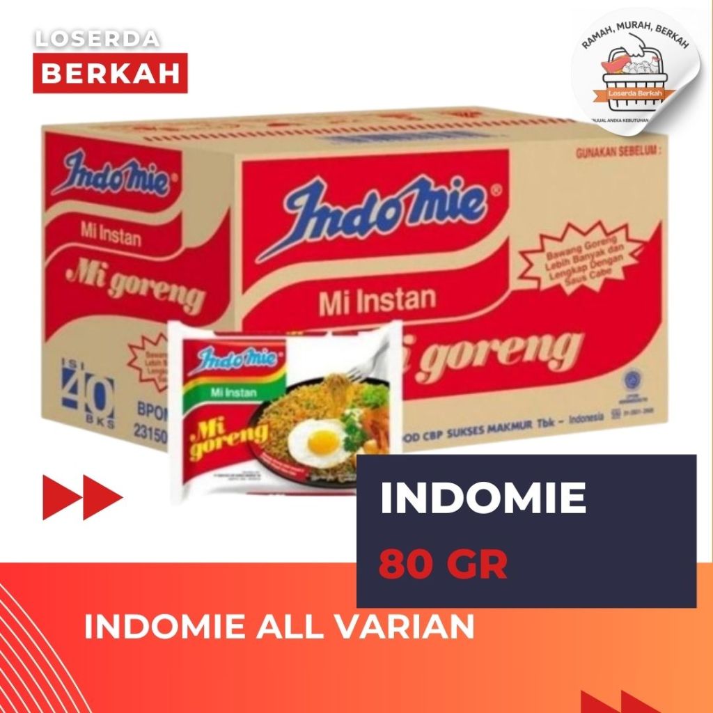 

1 Dus - Indomie All Varian 70-90 Gram | 1 Dus isi 40 Pcs