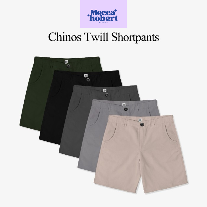 Chinos Twill Short Pants l Celana Chino Pendek Pria