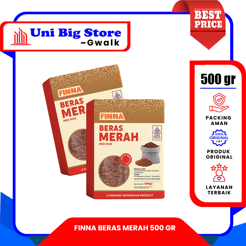 

FINNA BERAS MERAH - 500 gr