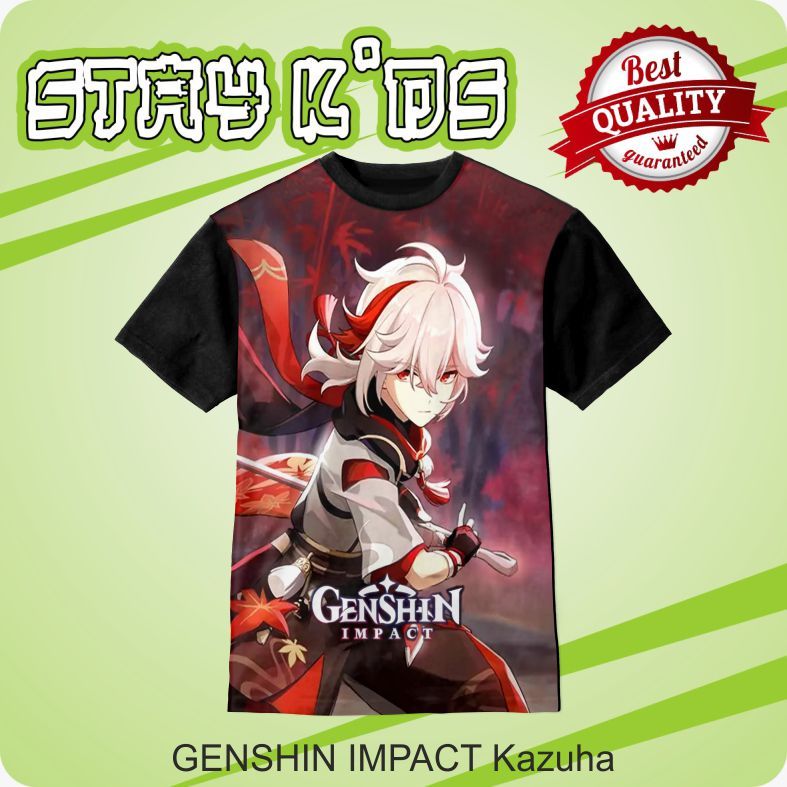 Kaos Anak Genshin Impact Character Kazuha