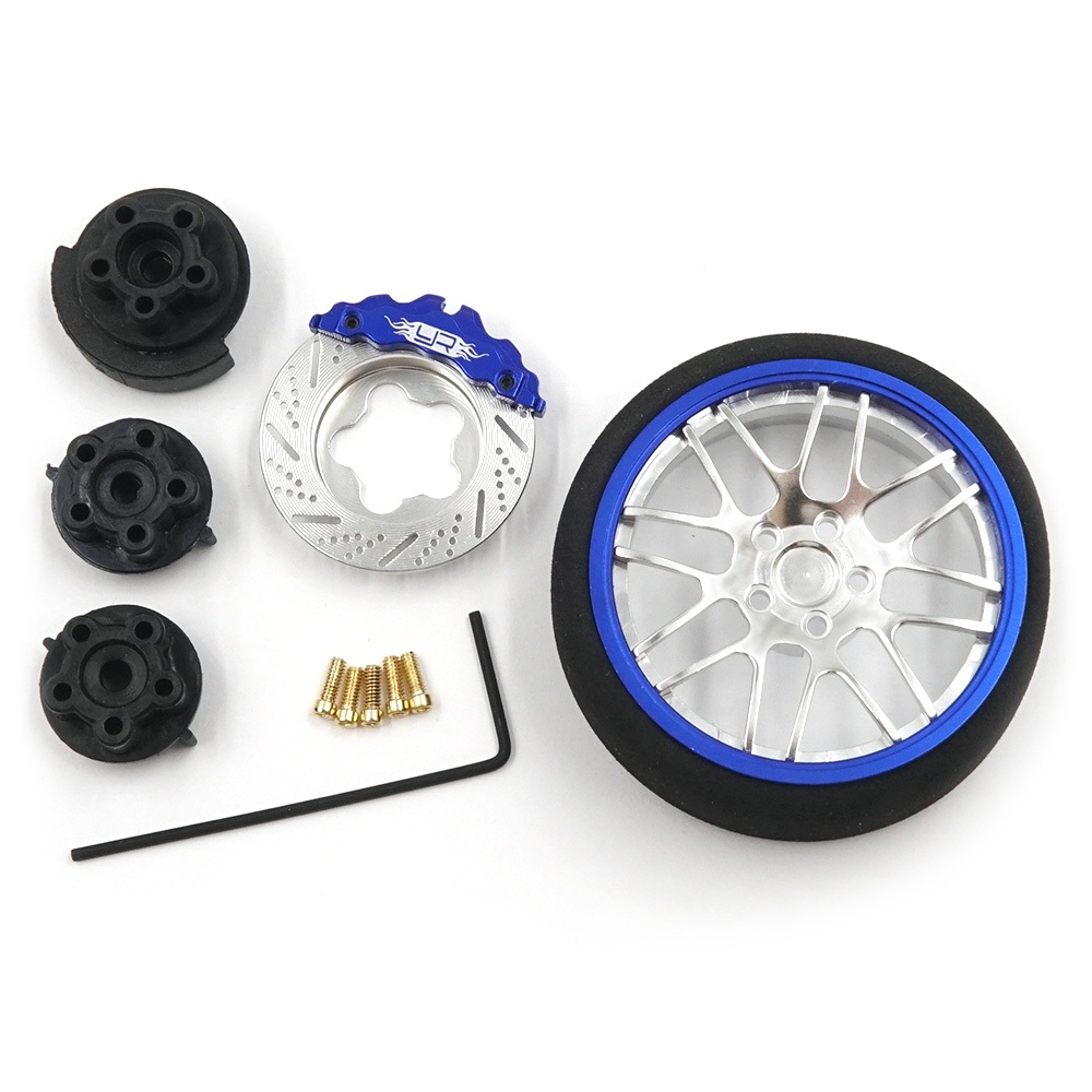 CRtoys Yeah Racing Aluminum Transmitter Steering Wheel Set Type B Fits Futaba KO Sanwa Flysky Traxxa