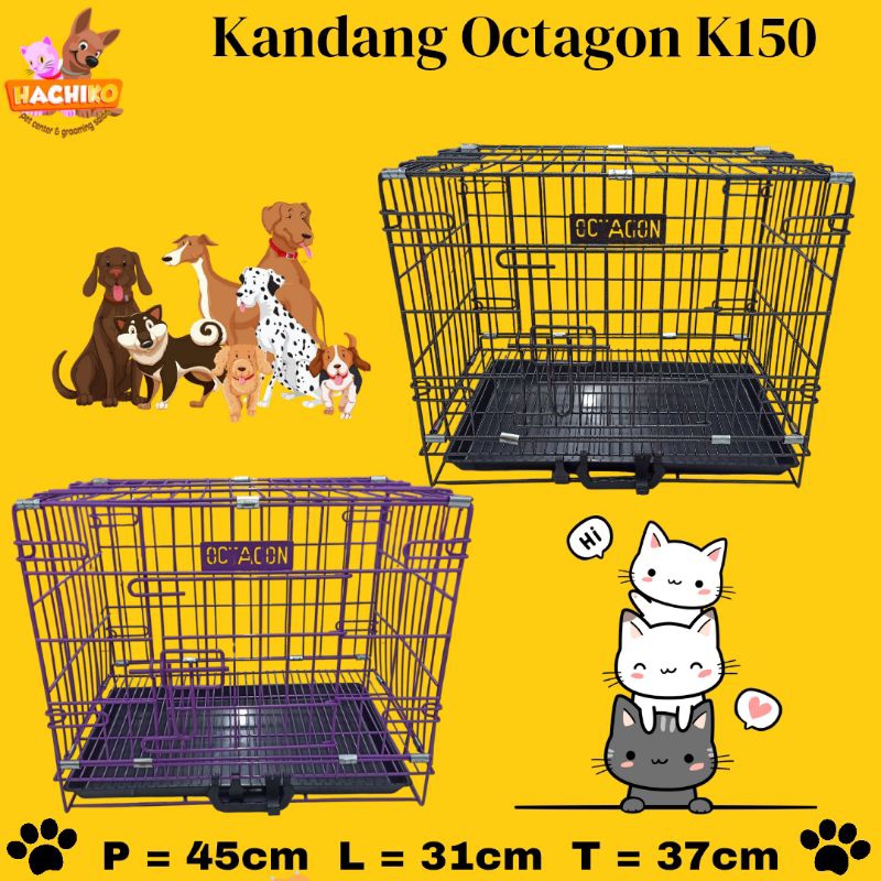 Kandang Octagon K150/ Kandang Kucing Anjing
