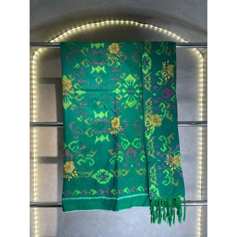 Kamen Endek Sutra sugeng mastuli set selendang