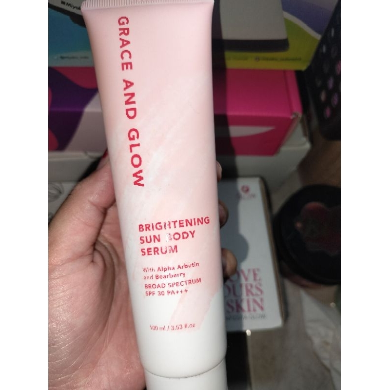 BARU GRACE AND GLOW BRIGHTENING SUN BODY SERUM | MURAH | ORI