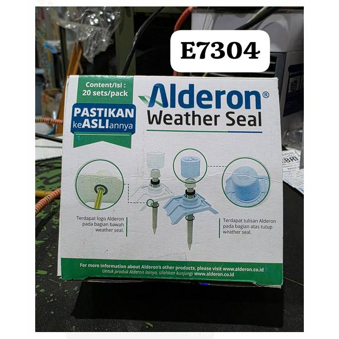 TUTUP ATAP ALDERON SEKRUP + TUTUP KOMPLIT SET ATAP UPVC