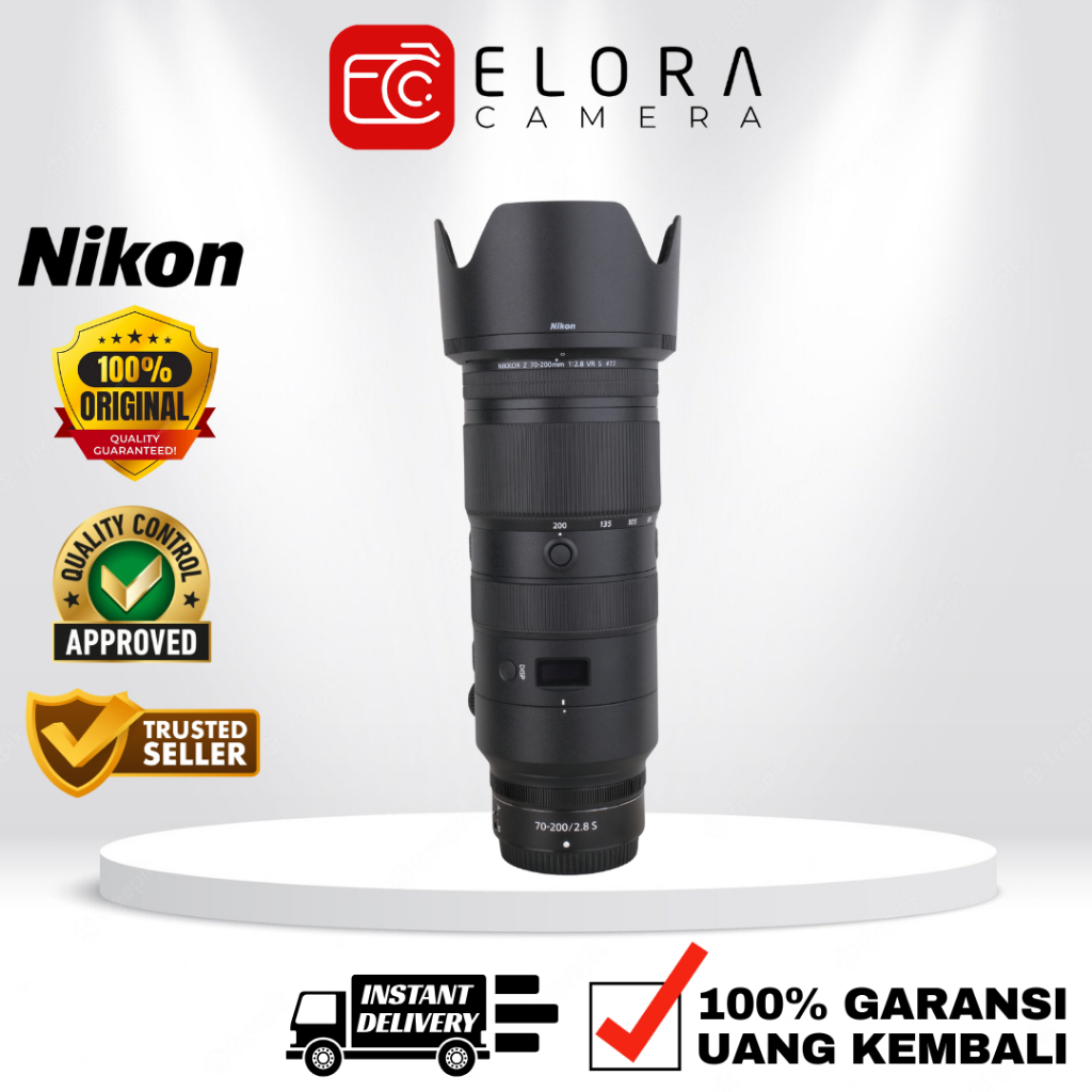 Nikon Z 70-200mm F2.8 VR S / Lensa Nikon Z 70-200 mm F 2.8 VR S Nikkor