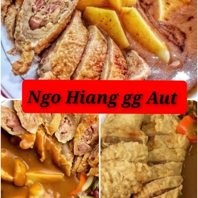 NGO HIANG ASLI GANG AUT khas Bogor Candra Wijaya (Wie Coan) - Isi 2pc Babi
