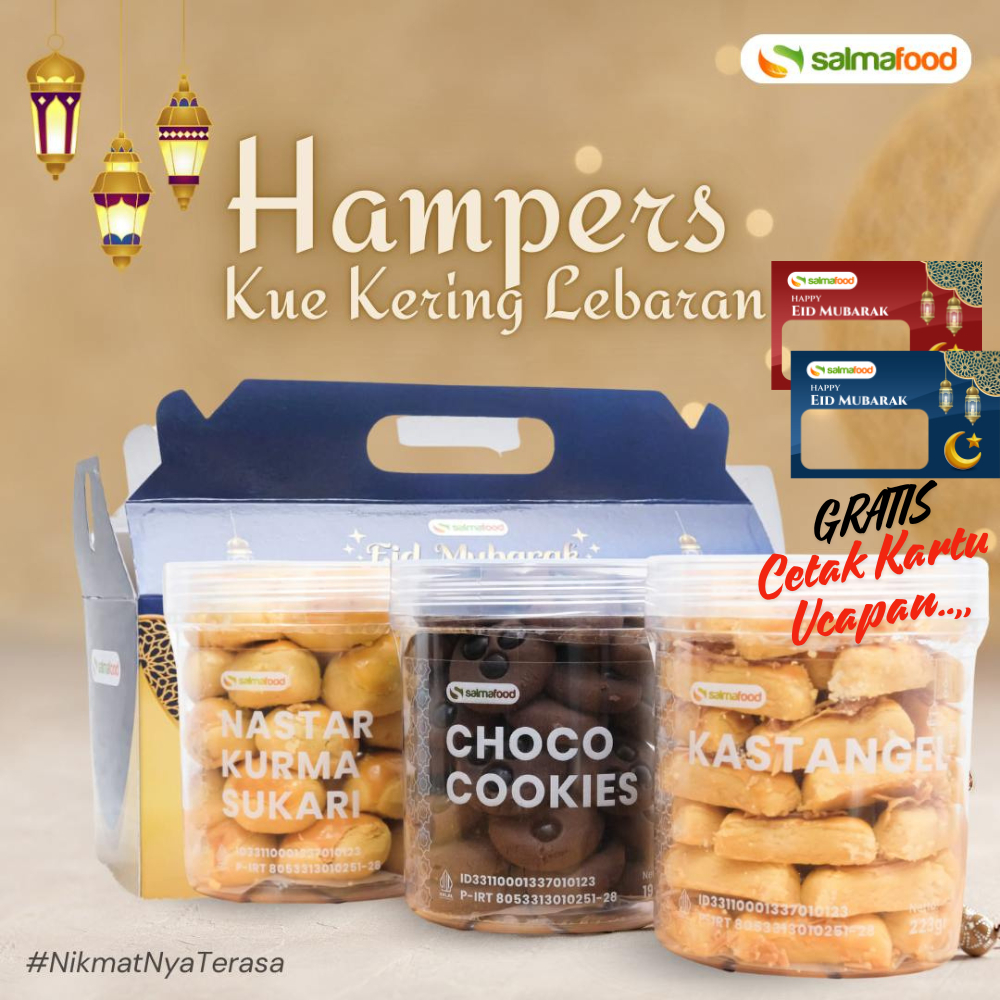 

Salmafood Kue Lebaran Cookies 3 Toples