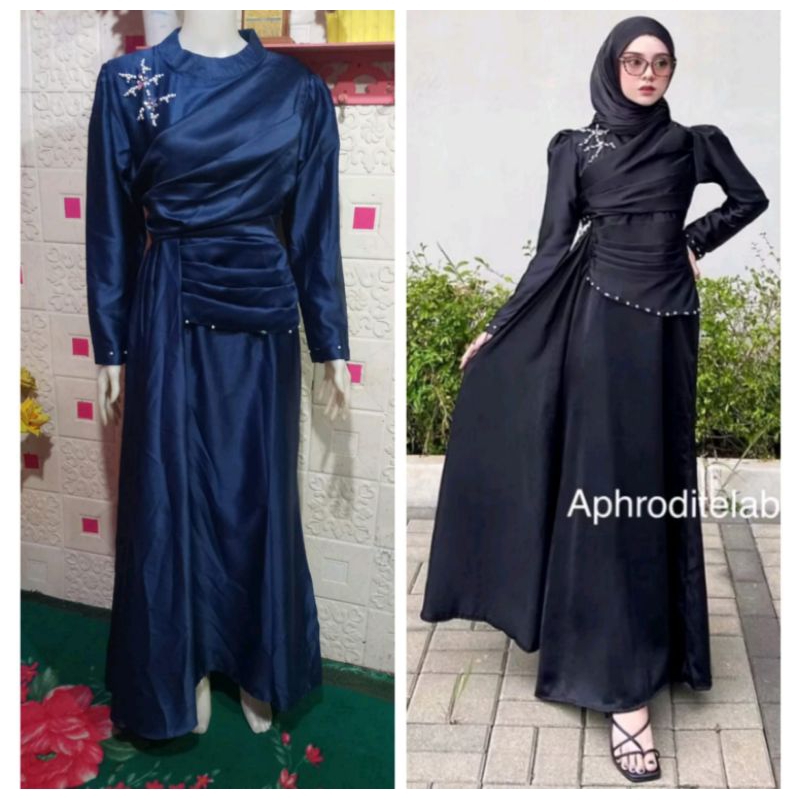 NEW/PL GAMIS KONDANGAN / GAMIS PESTA / GAMIS LEBARAN / MIDI DRESS/KAFTAN