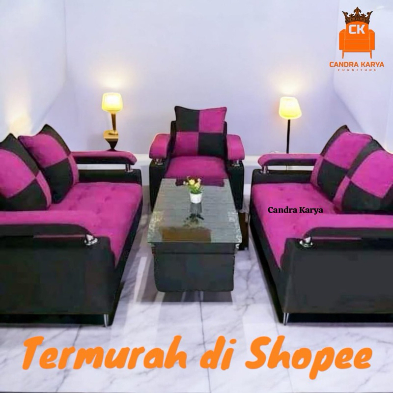 Sofa 2 2 1 Ruang Tamu Kursi Minimalis