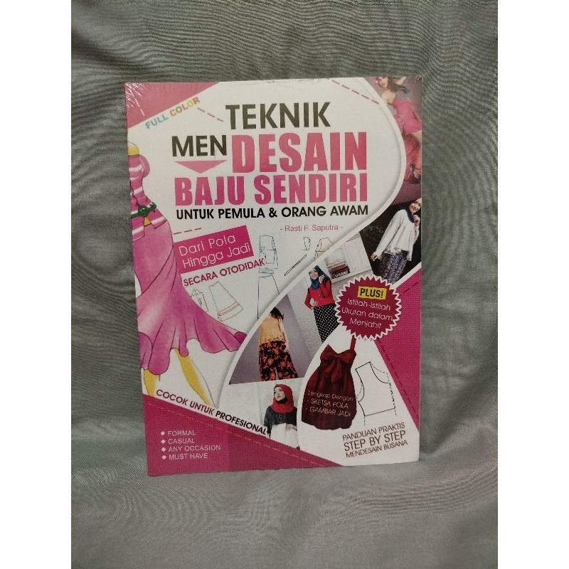 Teknik mendesain baju busana sendiri untuk pemula dan orang awam