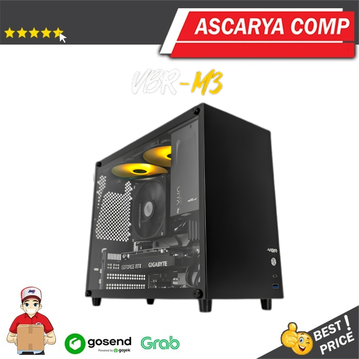 VBR M3 BLACK Compact MATX - Case Gaming