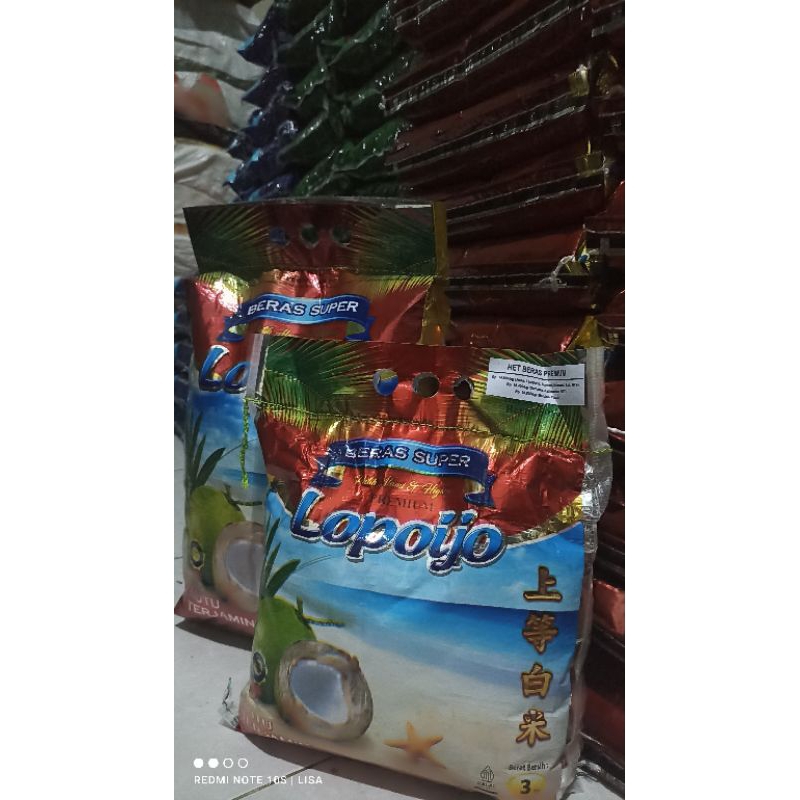 

BERAS SUPER PREMIUM LOPO IJO KEMASAN 5 & 3 KG