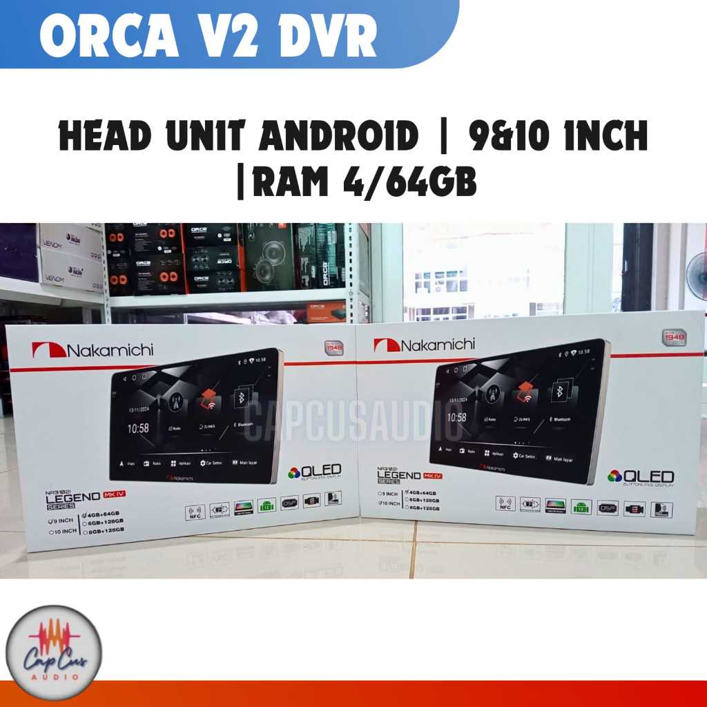 NAKAMICHI MK IV RAM 4 / 64 HEAD UNIT ANDROID MOBIL