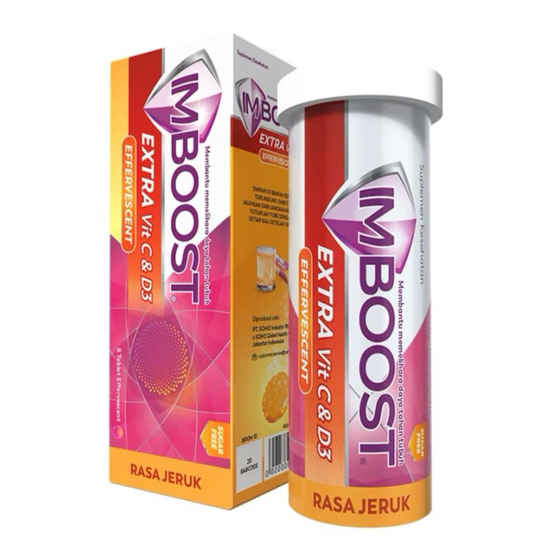 Imboost Effervescent Tablet with Vitamin C 8 Tablet