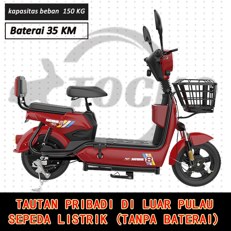 GEEKMAN sepeda listrik epeda listrik dewasa/Sepeda Listrik/Sepeda Motor Listrik 48v 12ah（Di luar Jaw