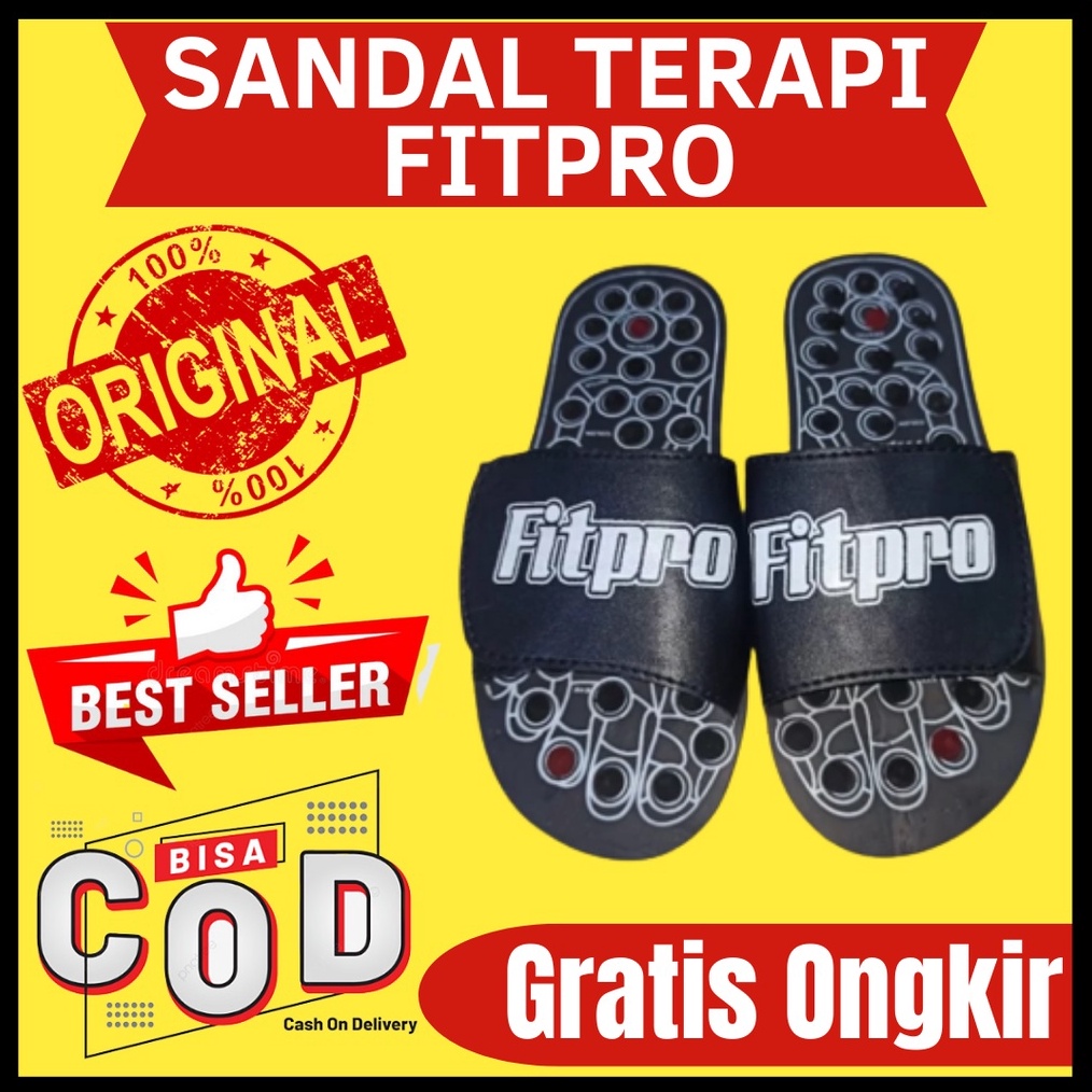 KODE V64H Sandal Fitpro sandal terapi Rematik Selop refleksi Selipar kesehatan Refleksi akupuntur se