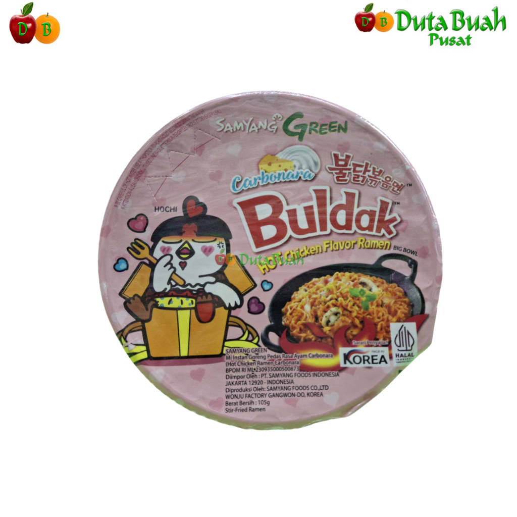 

DUTA BUAH Samyang Buldak Hot Chicken Ramen Carbonara 105G