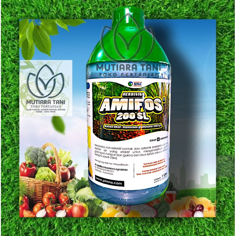 Pembasmi Rumput Lulangan Herbisida Kontak Sistemik Amifos 200SL 1 Liter