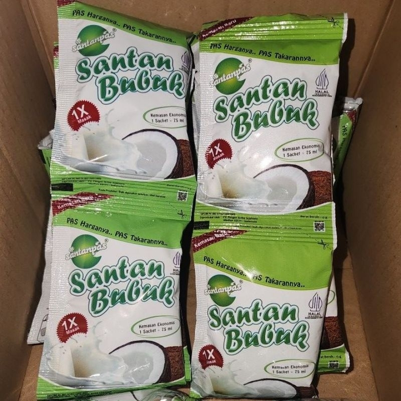 

3 RENCENG / 30 SACHET SANTANPAS Santan Bubuk kemasan Sachet