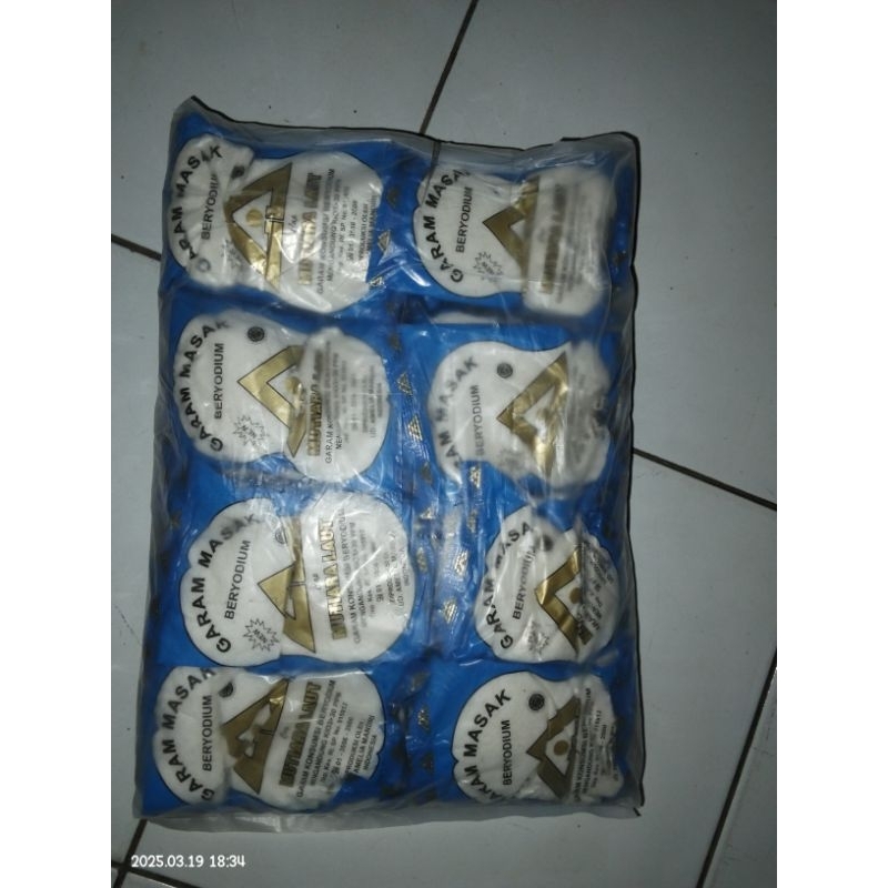 

Murah garam dapur cap mutiara laut 1 ball isi 40 pcs