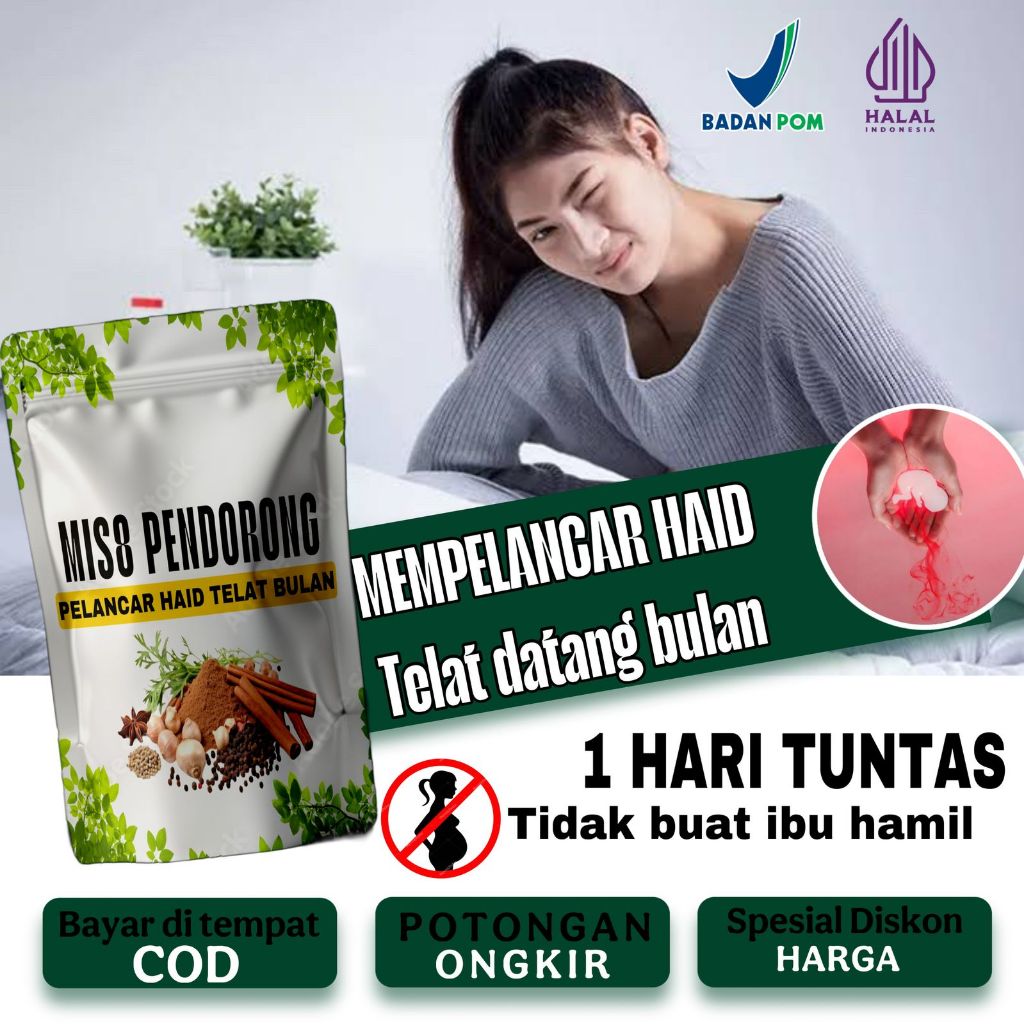 

TERLARIS PENDORONG MEMPELANCAR MENSTRUASI MASALAH KEWANITAAN TELAT BULAN